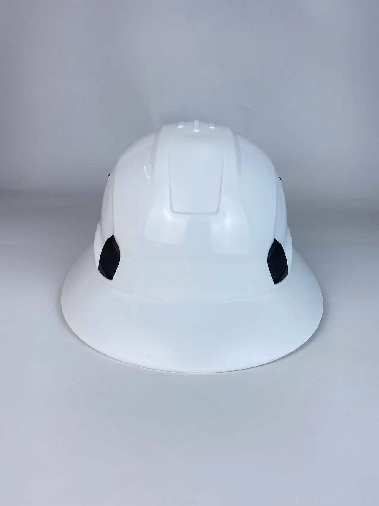 印字安全帽建筑工地施工安全帽V型ABS塑料安全帽透气防砸劳保头盔详情图3