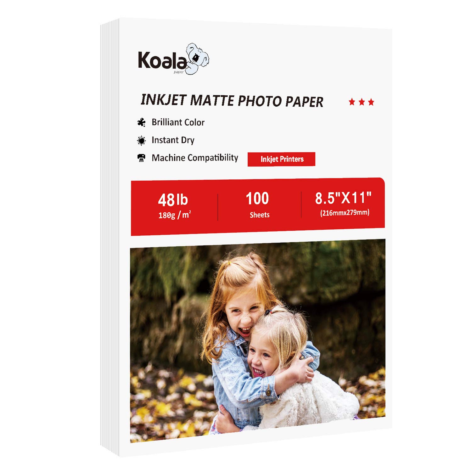 Обратная фотобумага koala — фотобумага 8.5*11 * фотобумага 216* фотобумага 279 мм фотобумага 180 г