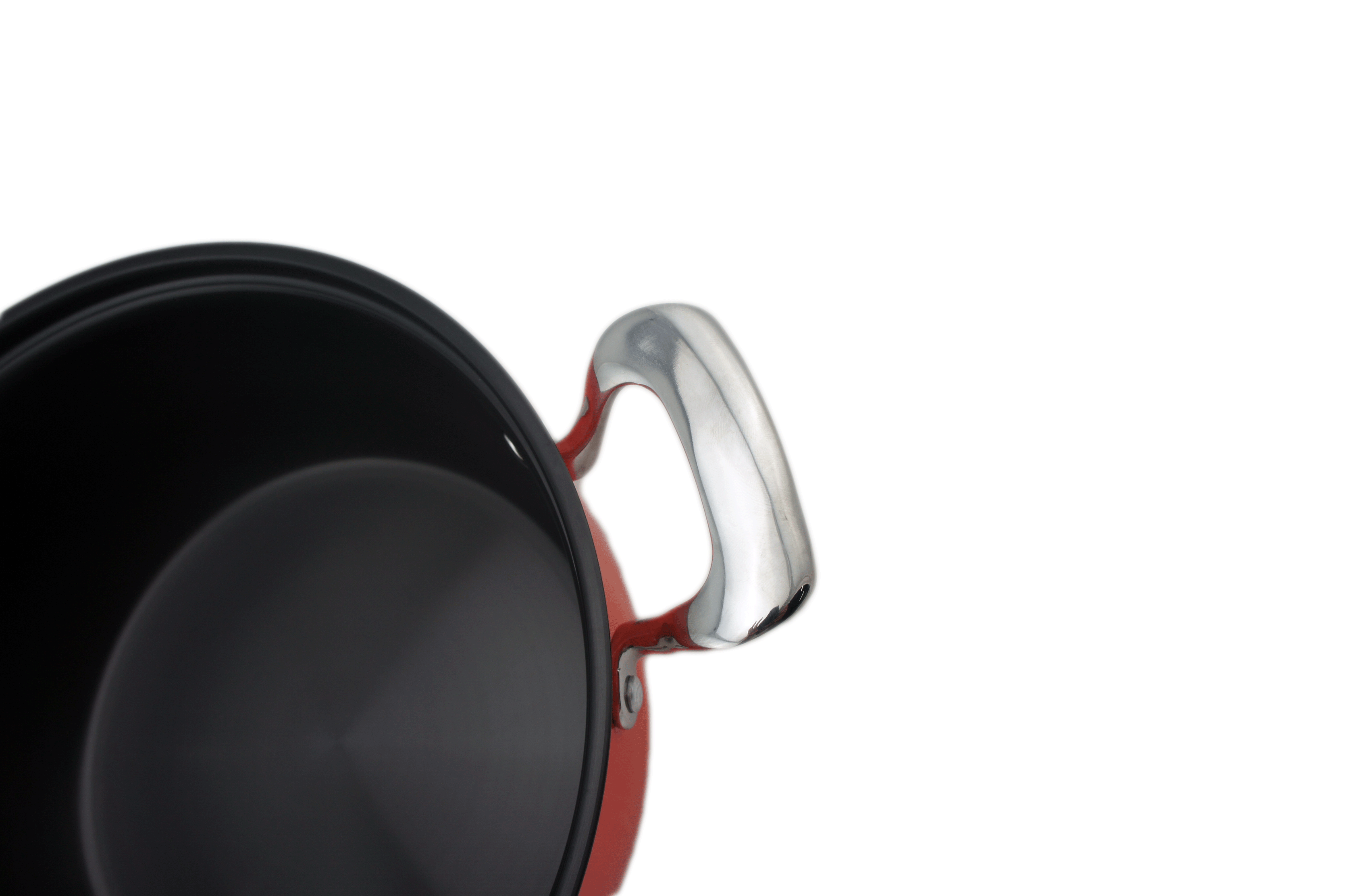 Kitchen Code: Korean original imported orange universal high-purity double-handled soup pot, 26cm Specification image