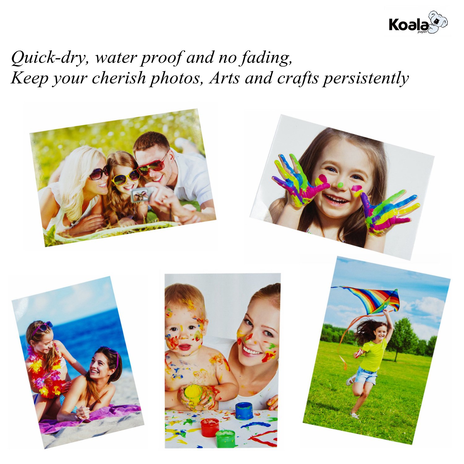 koala high-gloss double-sided photo paper, American standard 8.5*11, photo paper 216*279mm, photo paper 260 grams, photo paper, photo paper, double-sided coated paper Item Picture
