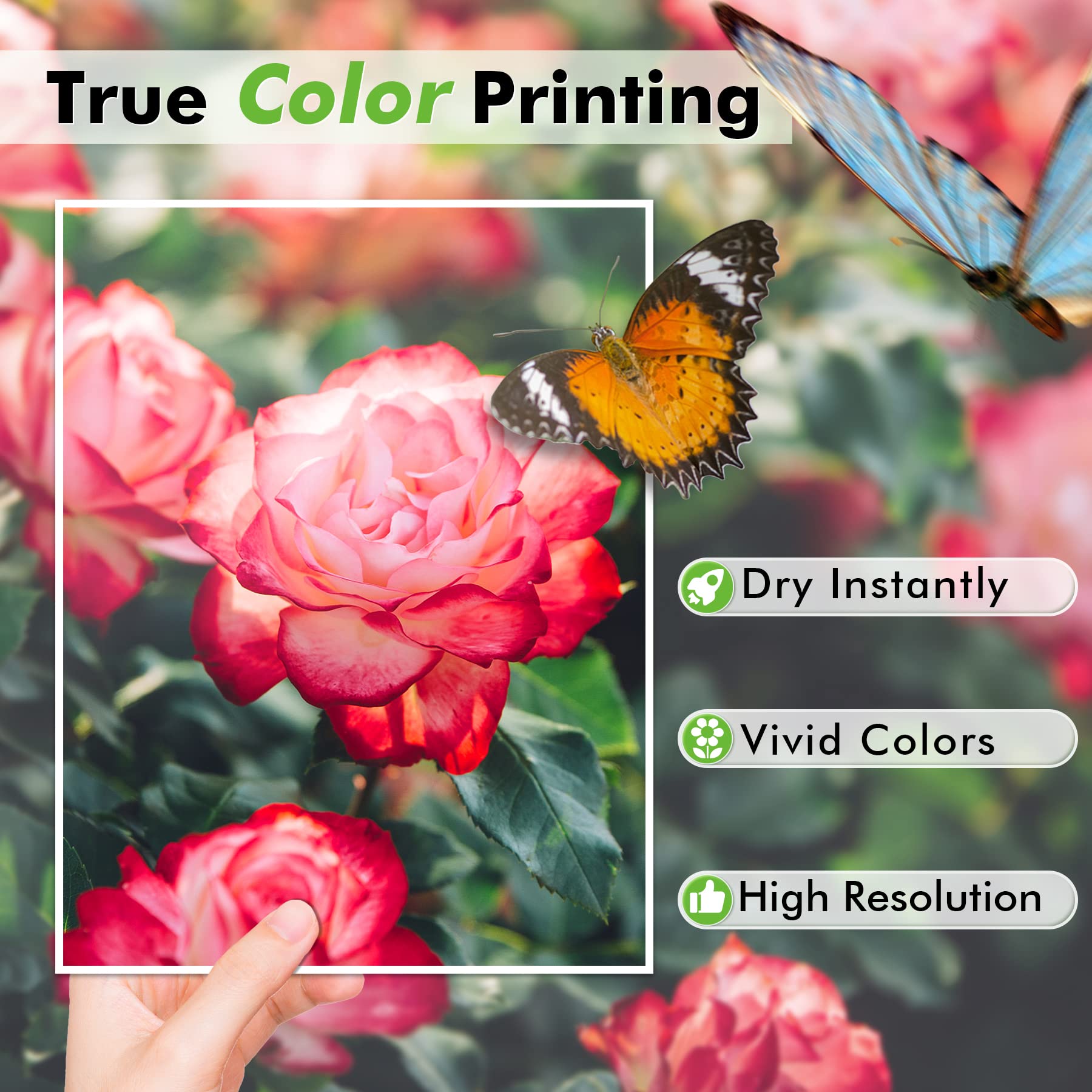 Matte photo paper, American standard 8.5*11, photo paper 216*279mm, photo paper 200g, photo paper, photo paper, single-sided photo paper details Picture