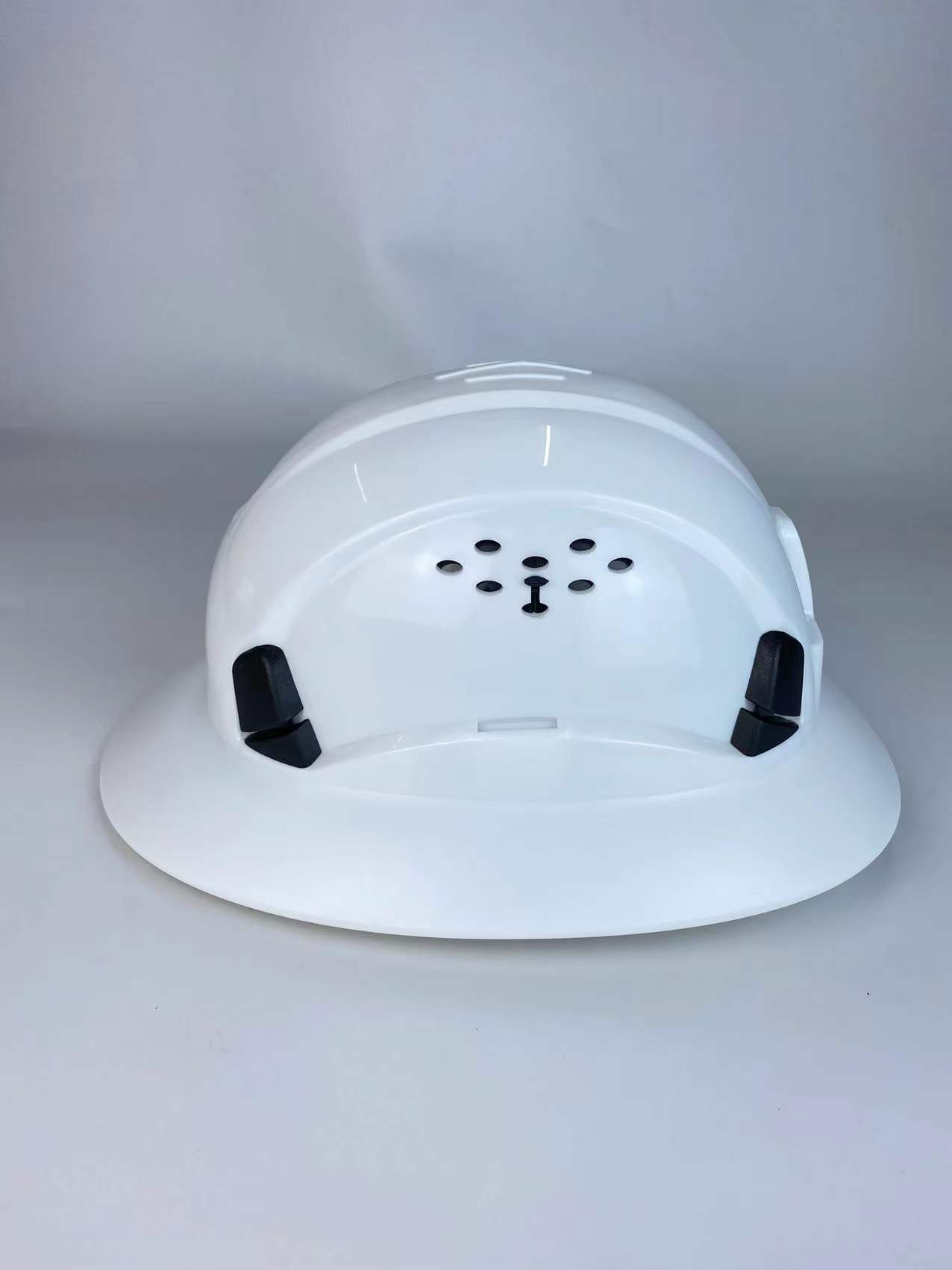 印字安全帽建筑工地施工安全帽V型ABS塑料安全帽透气防砸劳保头盔详情图2