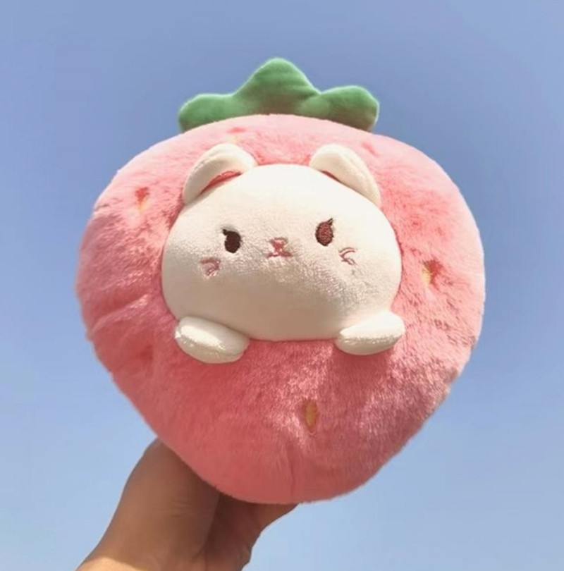 儿童生日礼物动物毛绒玩具可爱宝宝水果玩具抱枕解压毛绒玩具详情1