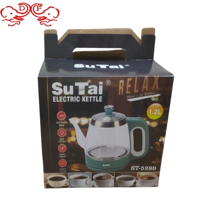 DF99465 Glass kettle, teapot, hot water kettle, electric kettle, teapot for boiling flowers, factory direct sales, kitchen and hotel supplies, DF trading house Specification image