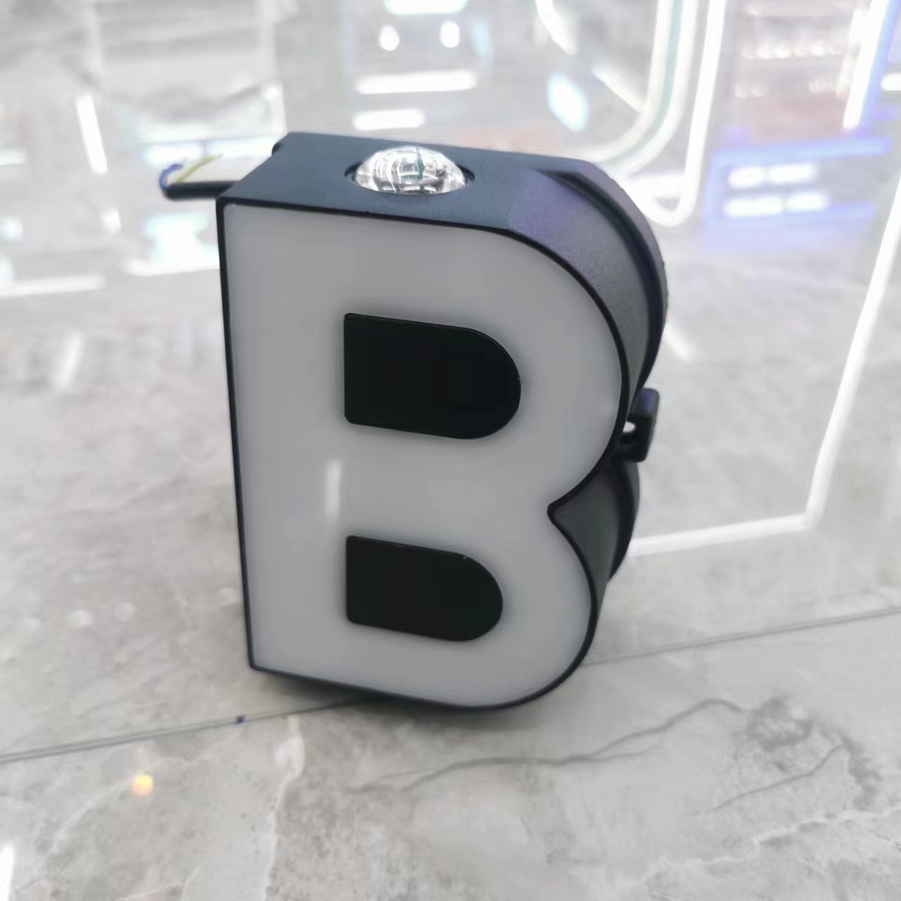 Led Bedroom Headboard Background Decorative Wall Light Letter Light Item Picture
