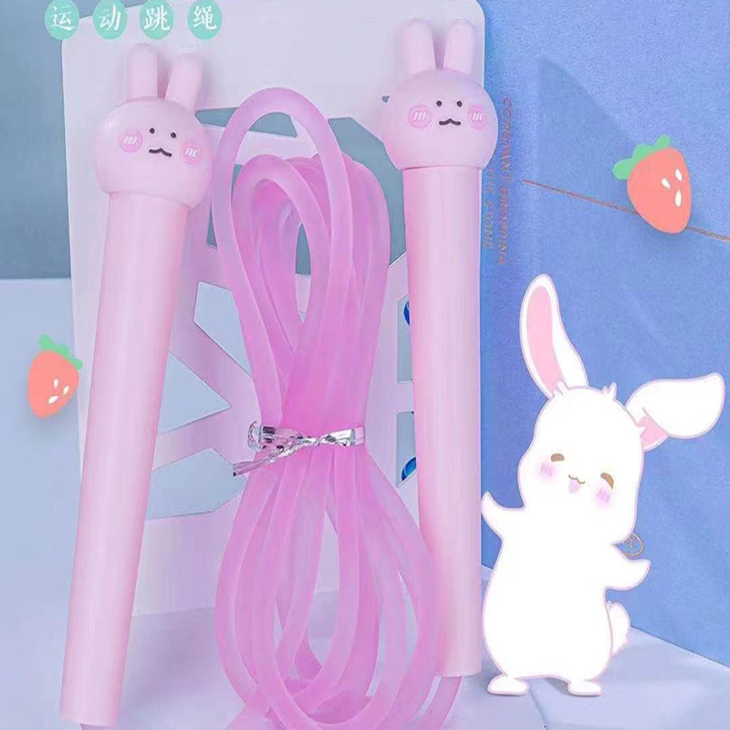2501 Cute rabbit series sports skipping rope Application Scenario
