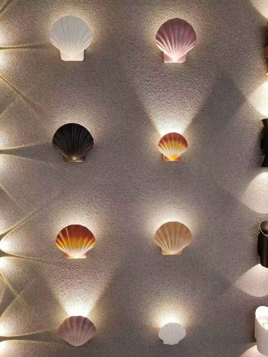 Led Shell Wall Light