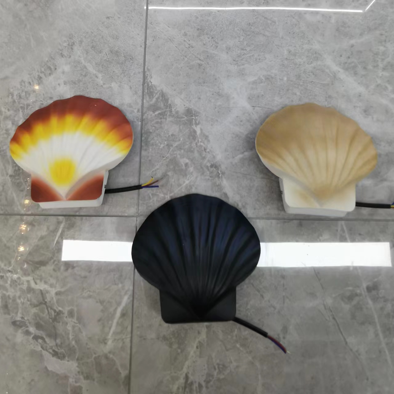 Led Shell Wall Light details Picture