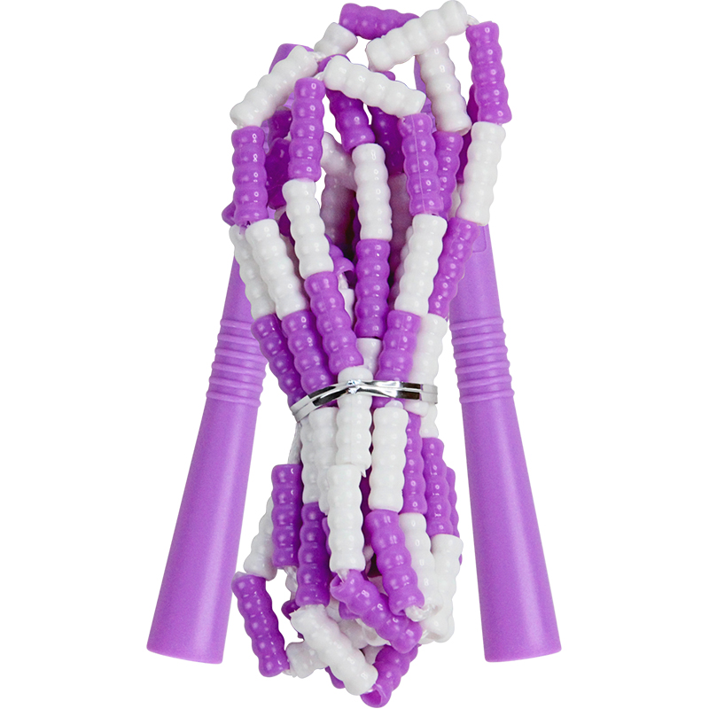 葫芦珠跳绳/软珠跳绳/室外训练跳绳白底实物图