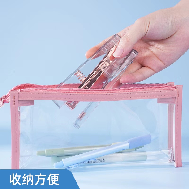 The stapler is a portable and compact office cultural product for students Application Scenario