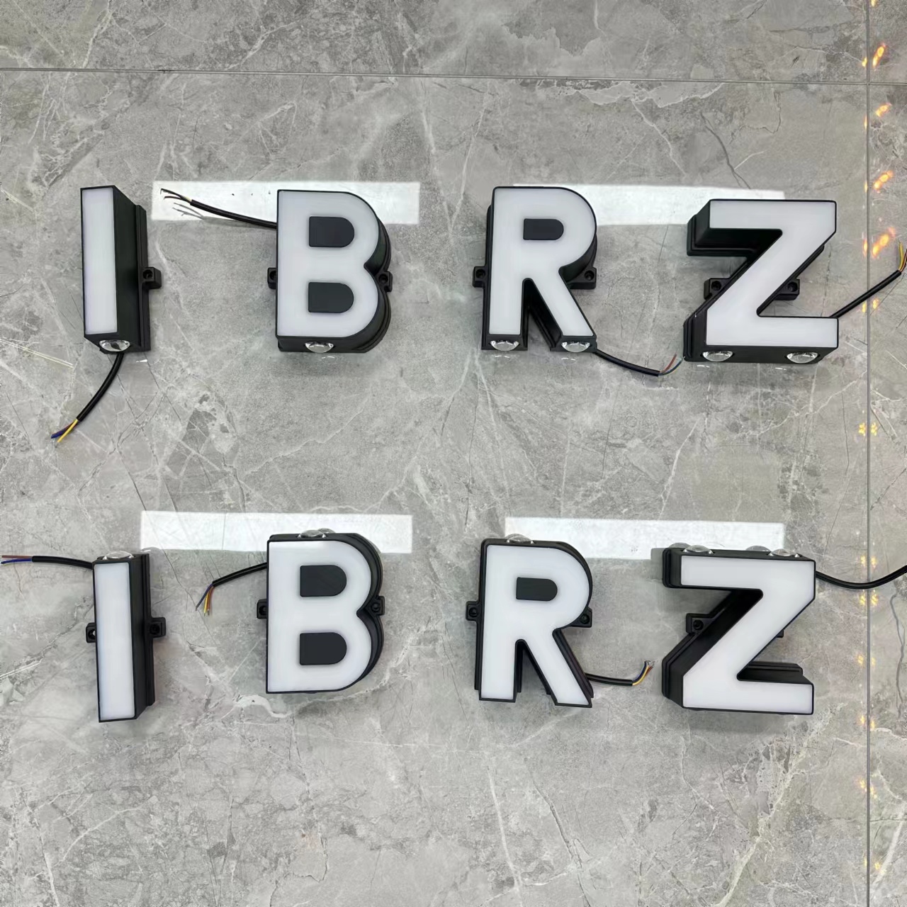 Led Bedroom Headboard Background Decorative Wall Light Letter Light Specification drawing