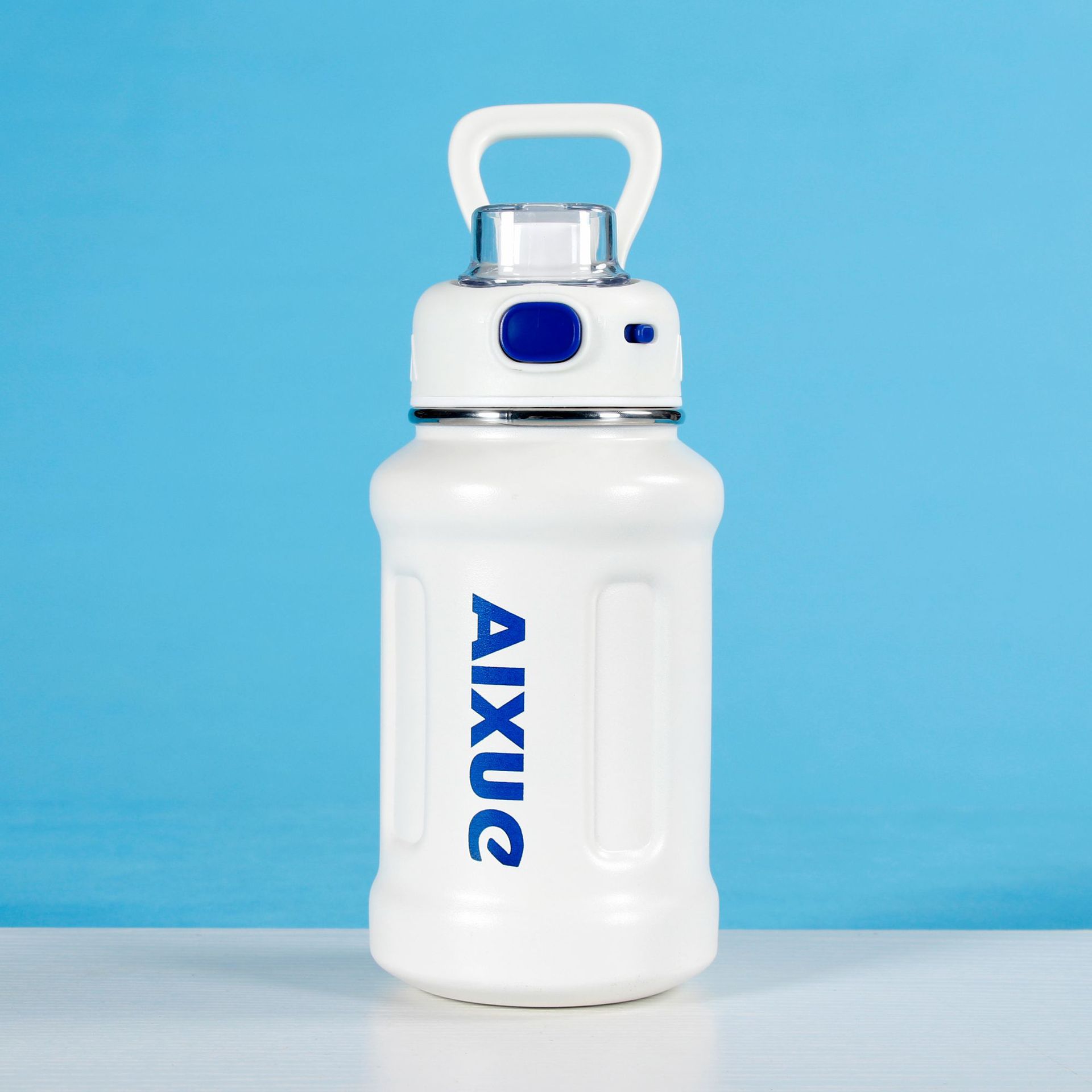A32-AX-2382 large-capacity stainless steel insulated cup, high appearance level sports water bottle, straw insulated pot, ton ton bucket, student and office insulated cup, high appearance level large-belted cup, festival gift water cup detail image 7