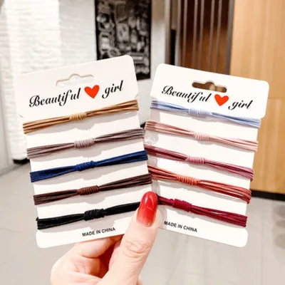 Multi-Colored Simple Multi-Layer Hair Band Rope Tie Hair