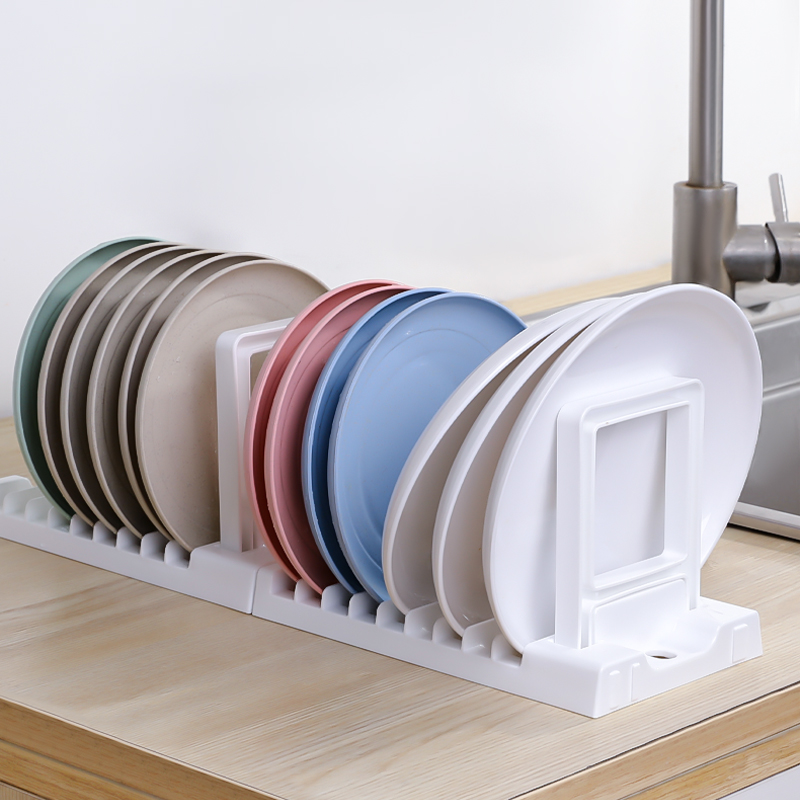 INOMATA日本进口碗盘清洗沥水架 可连接多个加长使用沥水架碗碟架详情图4