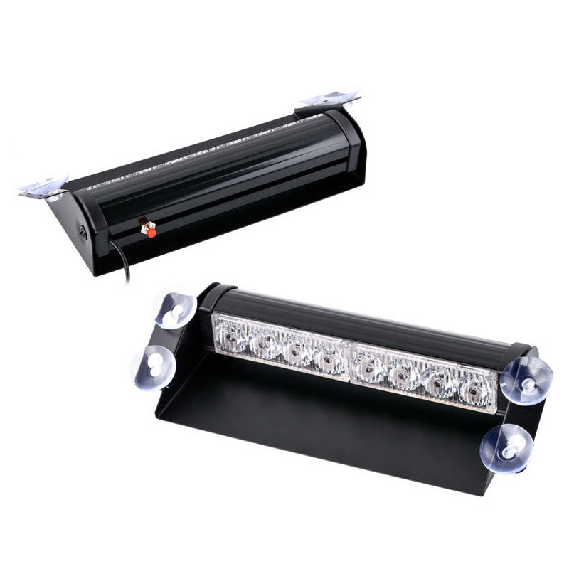 8LED吸盘爆闪灯/警示铲子灯/频闪灯白底实物图