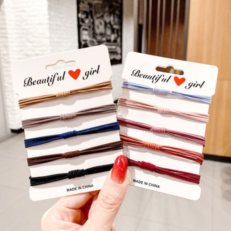 Multi-Colored Simple Multi-Layer Hair Band Rope Tie Hair Specification drawing