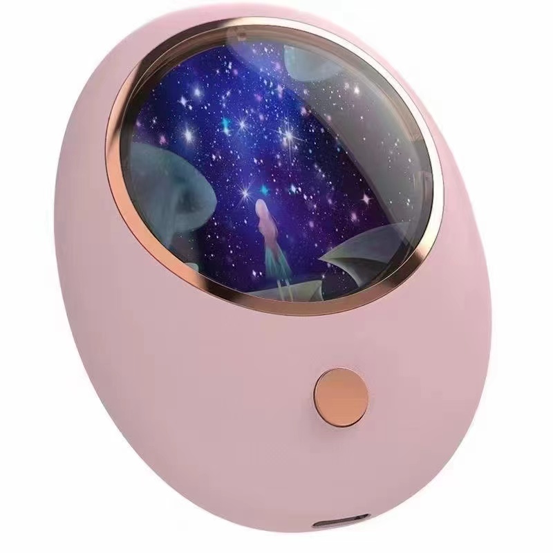 The new hand warmer is a multi-functional intelligent control hand warmer with USB charging and mini starry sky heat packs Item Picture