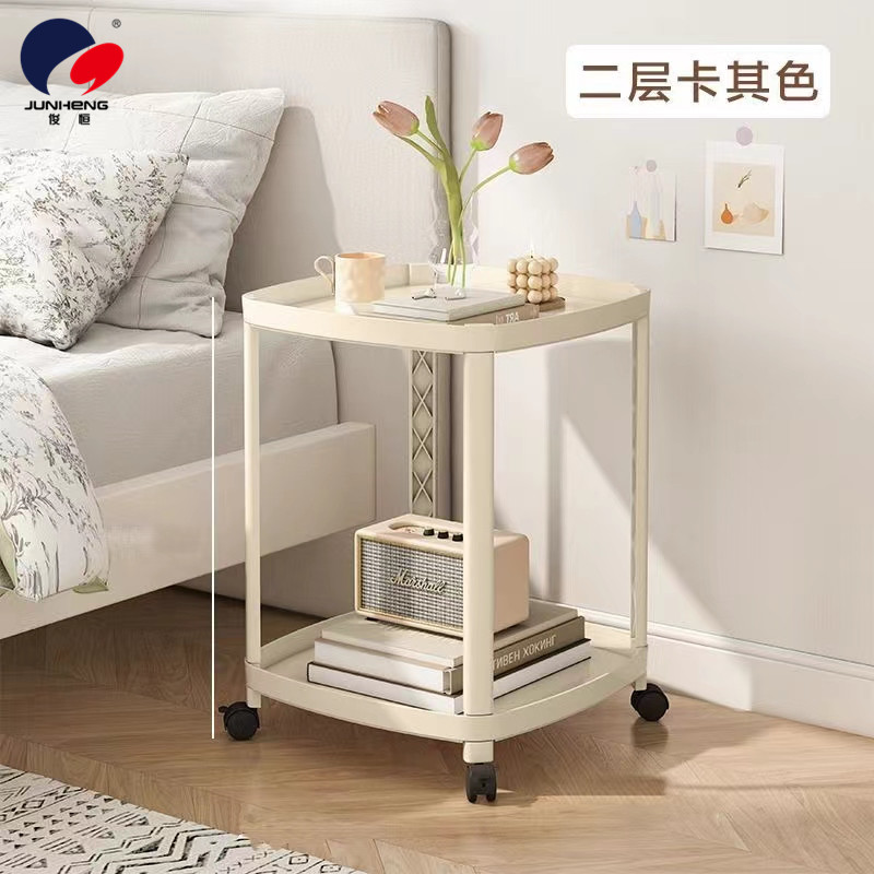 A small bedside table, a Nordic floor-standing coffee table, a simple and movable living room sofa side table, and a study storage rack Item Picture