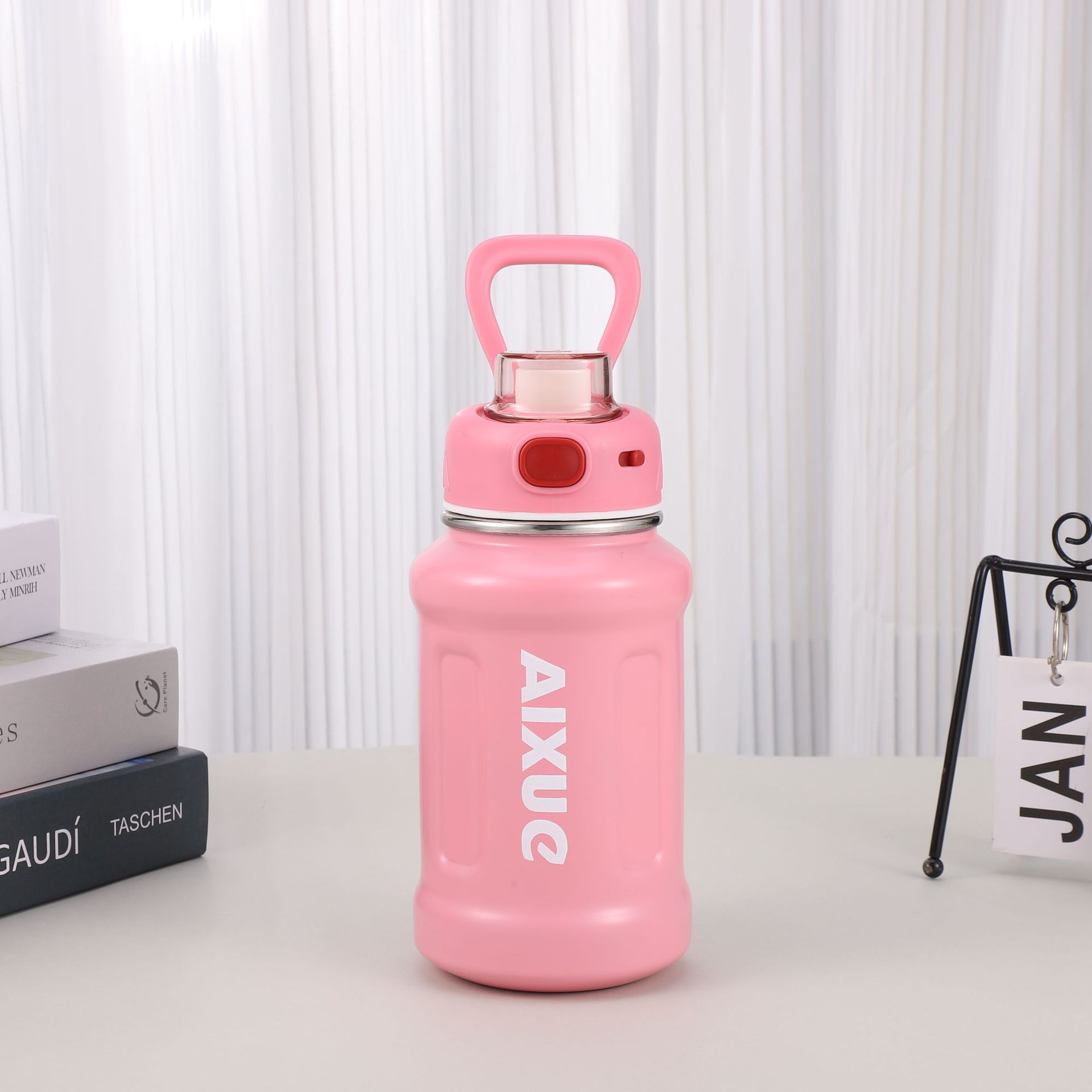 A32-AX-2382 large-capacity stainless steel insulated cup, high appearance level sports water bottle, straw insulated pot, ton ton bucket, student and office insulated cup, high appearance level large-belted cup, festival gift water cup detail image 6
