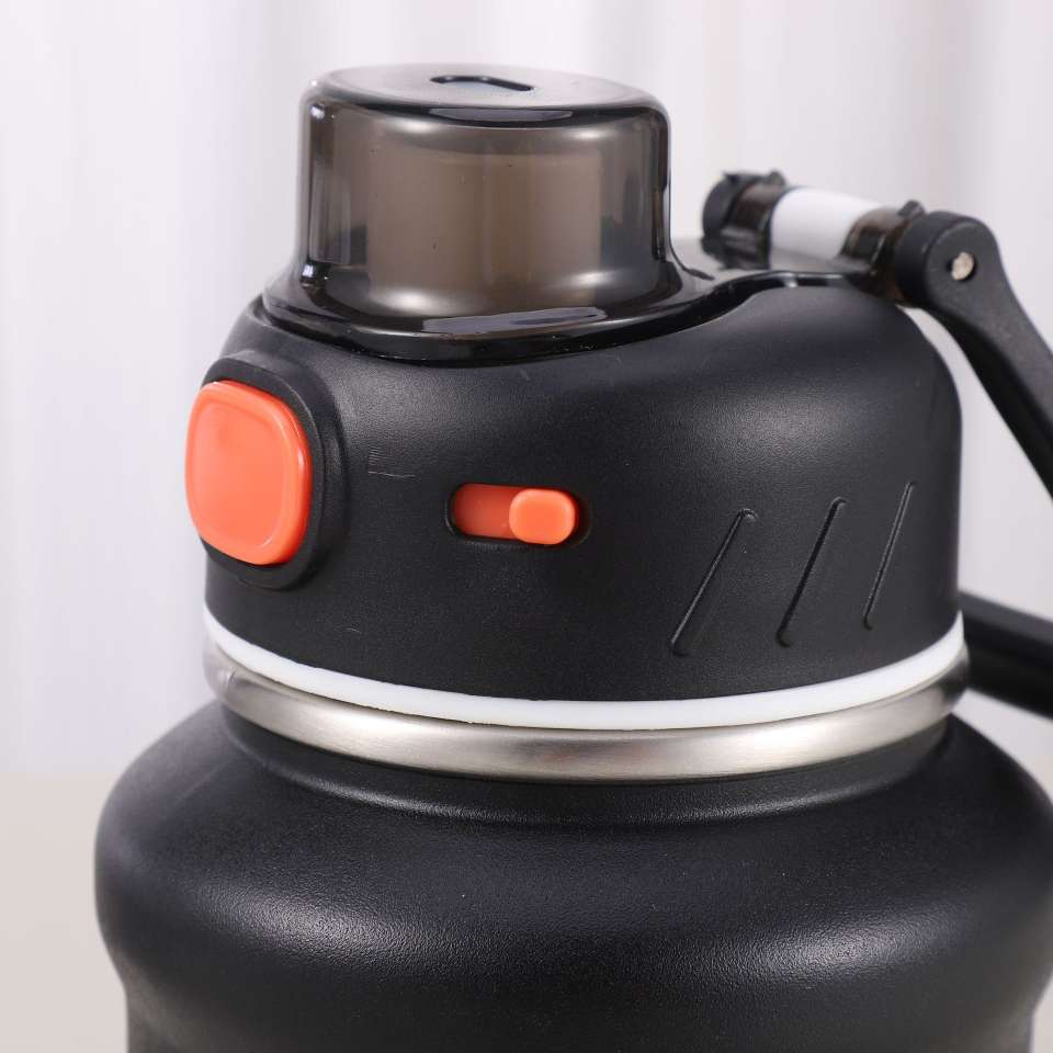 A32-AX-2382 large-capacity stainless steel insulated cup, high appearance level sports water bottle, straw insulated pot, ton ton bucket, student and office insulated cup, high appearance level large-belted cup, festival gift water cup detail image 11