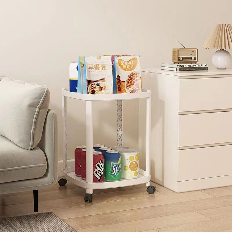 A small bedside table, a Nordic floor-standing coffee table, a simple and movable living room sofa side table, and a study storage rack pic 10