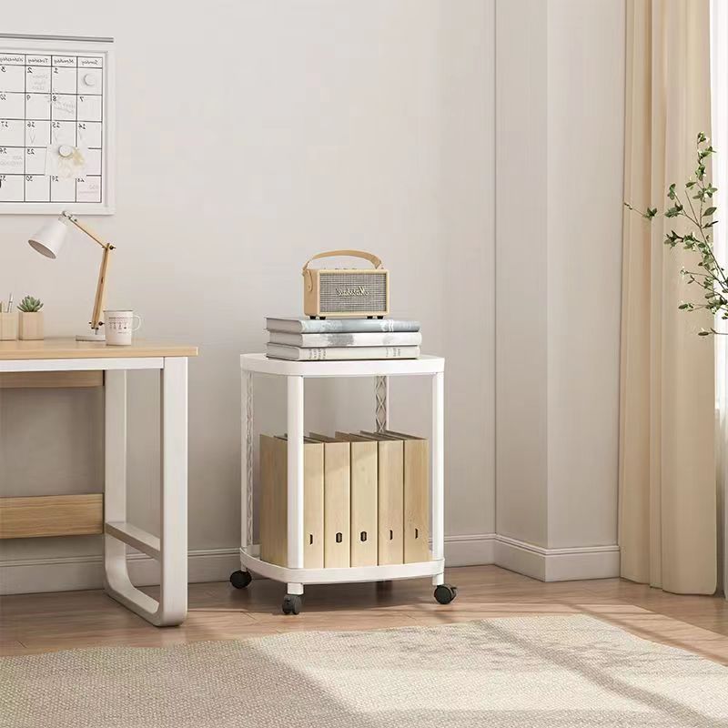 A small bedside table, a Nordic floor-standing coffee table, a simple and movable living room sofa side table, and a study storage rack pic 9