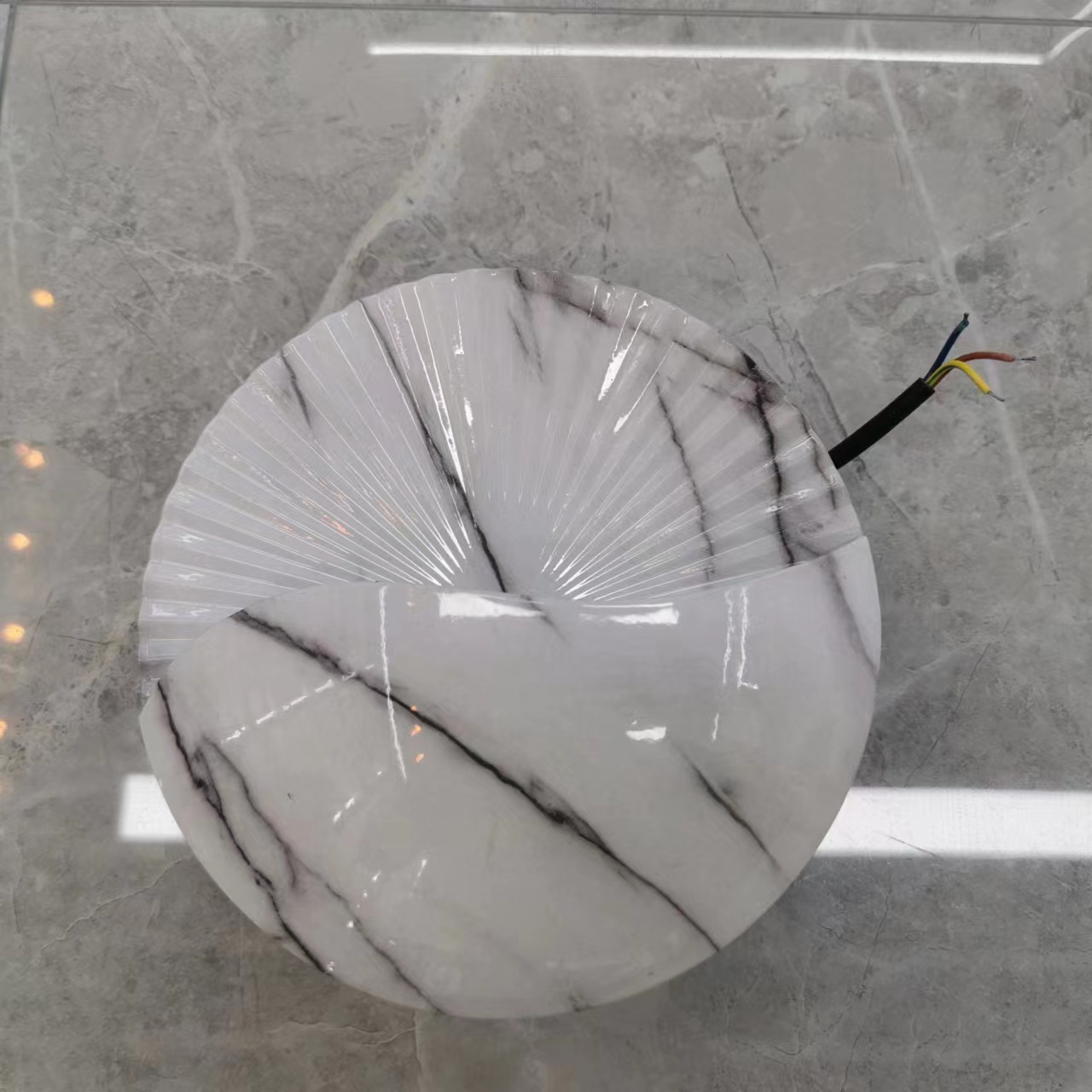 Led Wall Light Scallop Wall Light Specification drawing