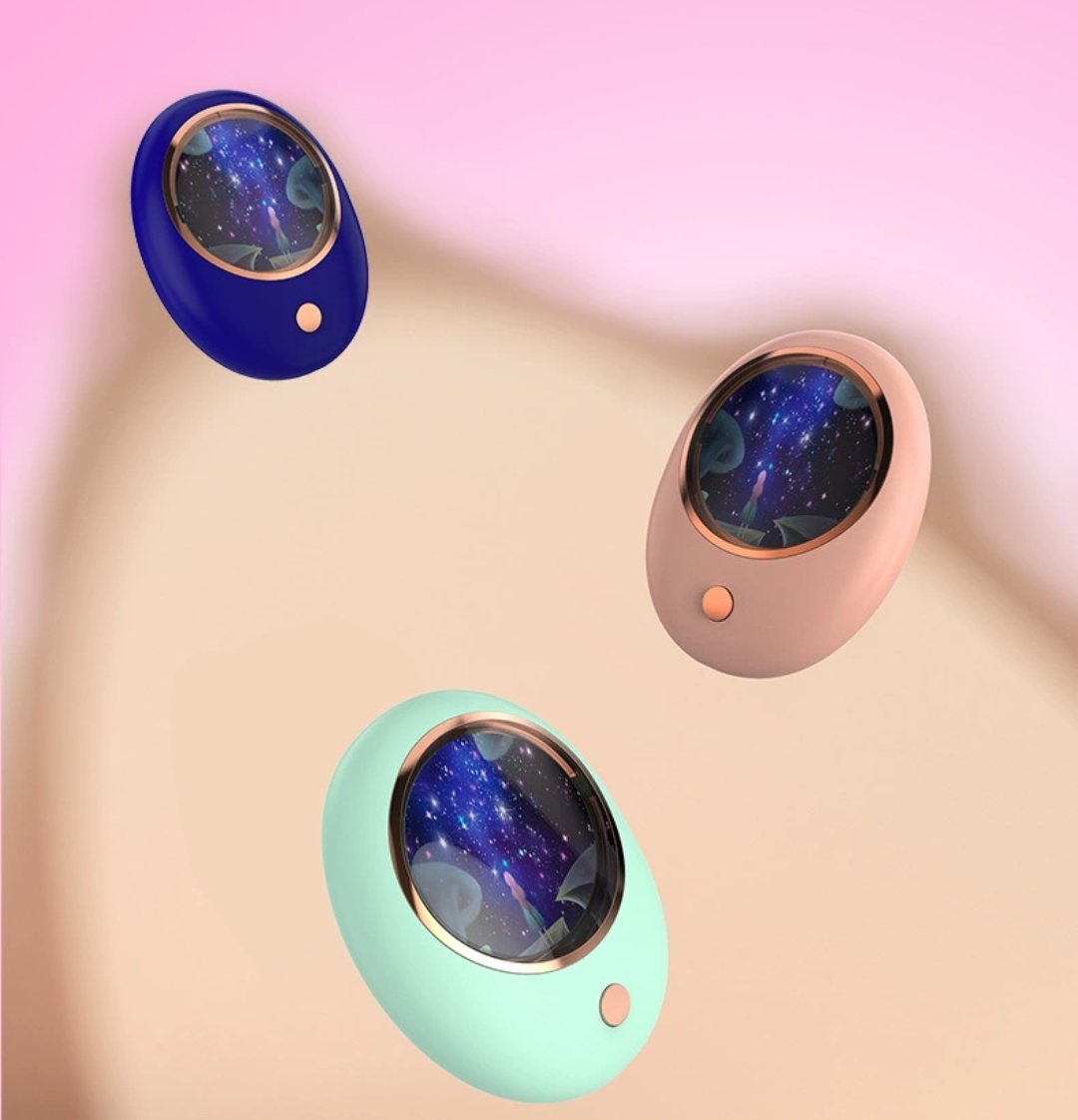 The new hand warmer is a multi-functional intelligent control hand warmer with USB charging and mini starry sky heat packs