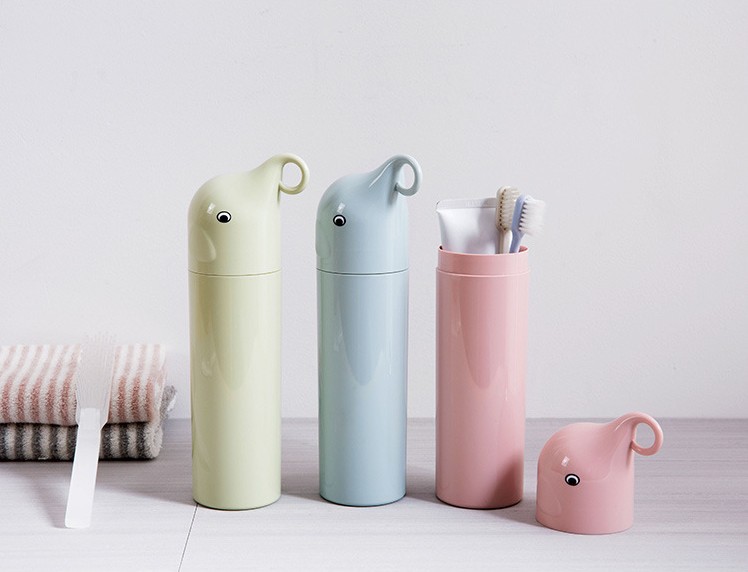 W52-JKC-5498 Toothbrush and Toothbrush Cup Set Portable high appearance level mouthwash Cup Toothpaste Storage box details Picture