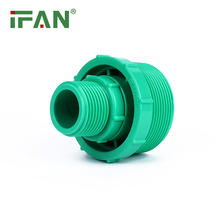 IFAN Advanced Injection Molding Technology UPVC Threaded fittings 1/2 "-4" white green internal threaded fittings support OEM ODM Specification drawing
