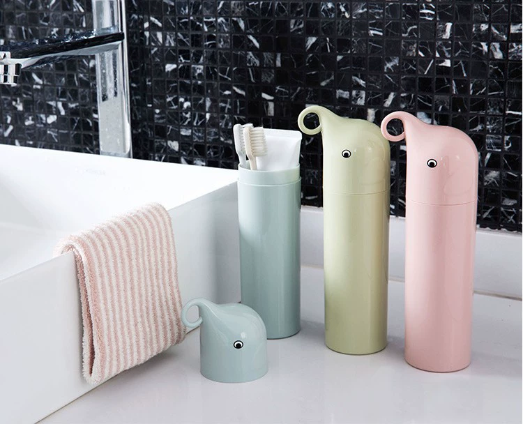 W52-JKC-5498 Toothbrush and Toothbrush Cup Set Portable high appearance level mouthwash Cup Toothpaste Storage box detail image 3