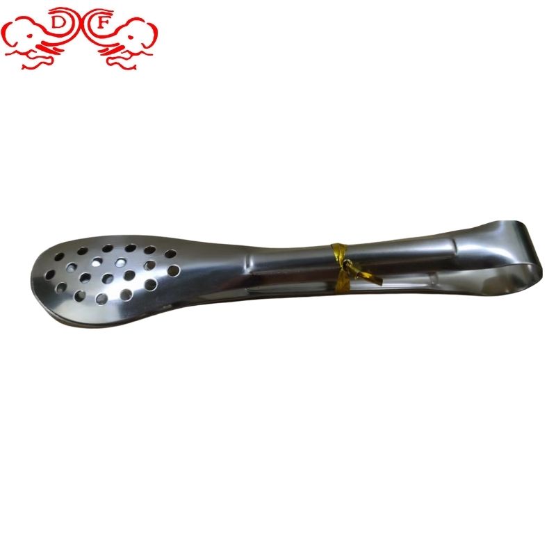 DF99639 Stainless steel steak tongs, Korean barbecue meat tongs, premium tongs, bread tongs, food tongs, barbecue tongs, kitchen kitchen hotel supplies, DF trading house Specification image