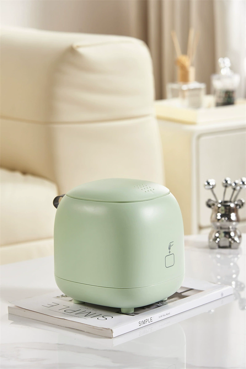 W52-JKC-5777 Desktop trash can, creative press-flip lid paper basket, cute mini trash can storage bucket detail image 6