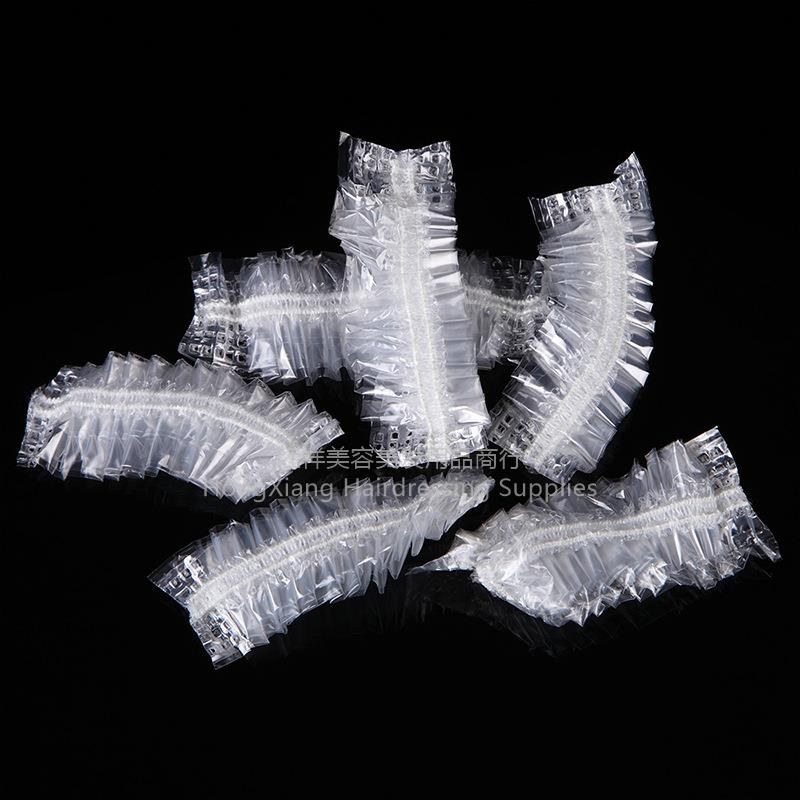 批发一次性/透明染发耳罩/成人耳罩/家用沐浴发廊/理发店染烫发耳罩细节图
