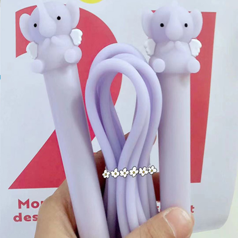 2506 Cute elephant series sports skipping rope details Picture