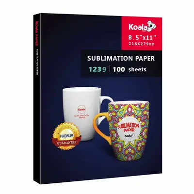 koala Sublimation paper 123 g thermal transfer paper 8.5*11 Thermal transfer Polyester chemical fiber canvas ceramic mug Thermal sublimation paper transfer paper Thermal transfer consumables Thermal transfer printing thumbnail