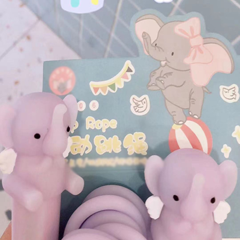 2506 Cute elephant series sports skipping rope Item Picture