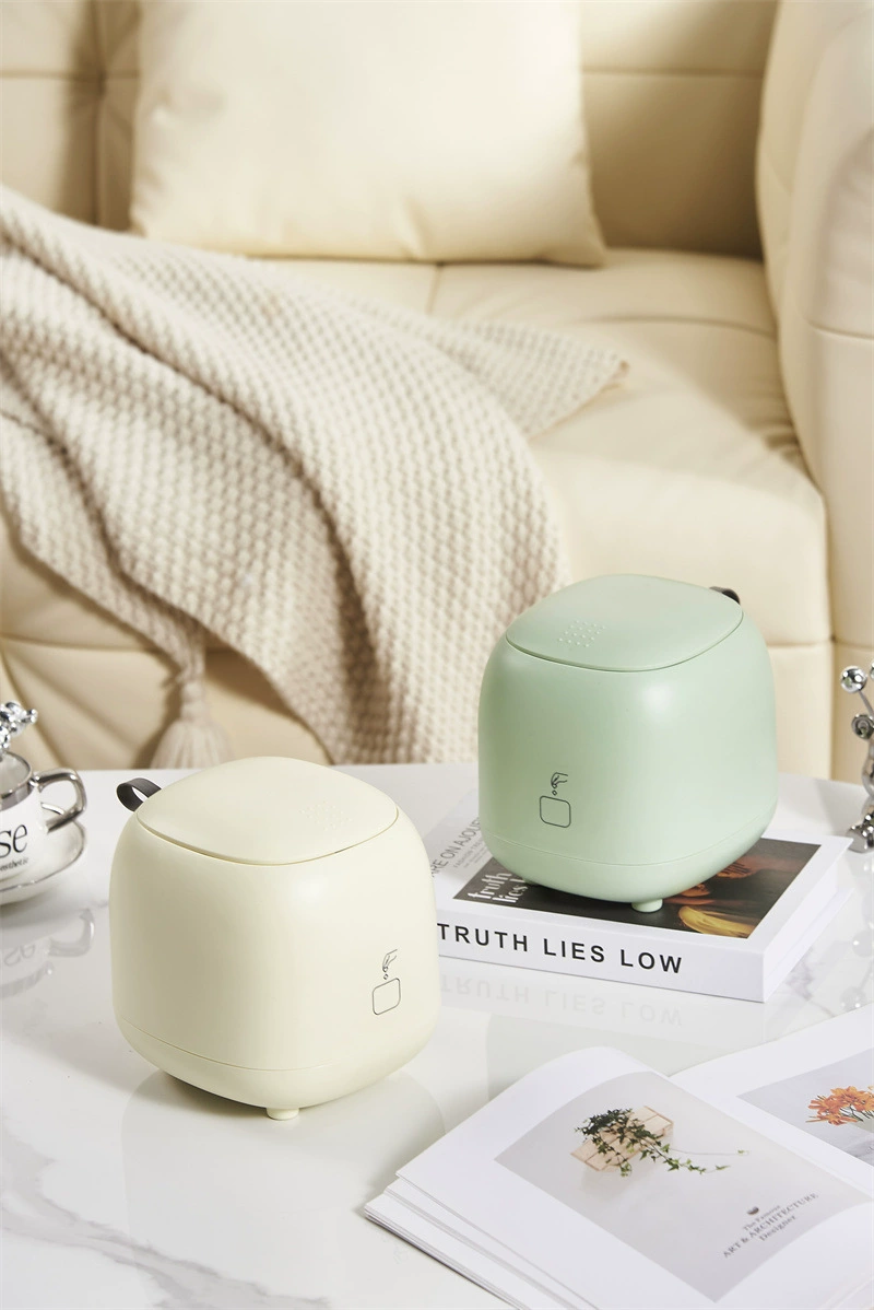 W52-JKC-5777 Desktop trash can, creative press-flip lid paper basket, cute mini trash can storage bucket detail image 7