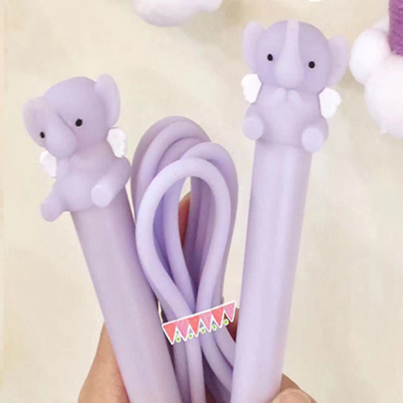 2506 Cute elephant series sports skipping rope Specification drawing