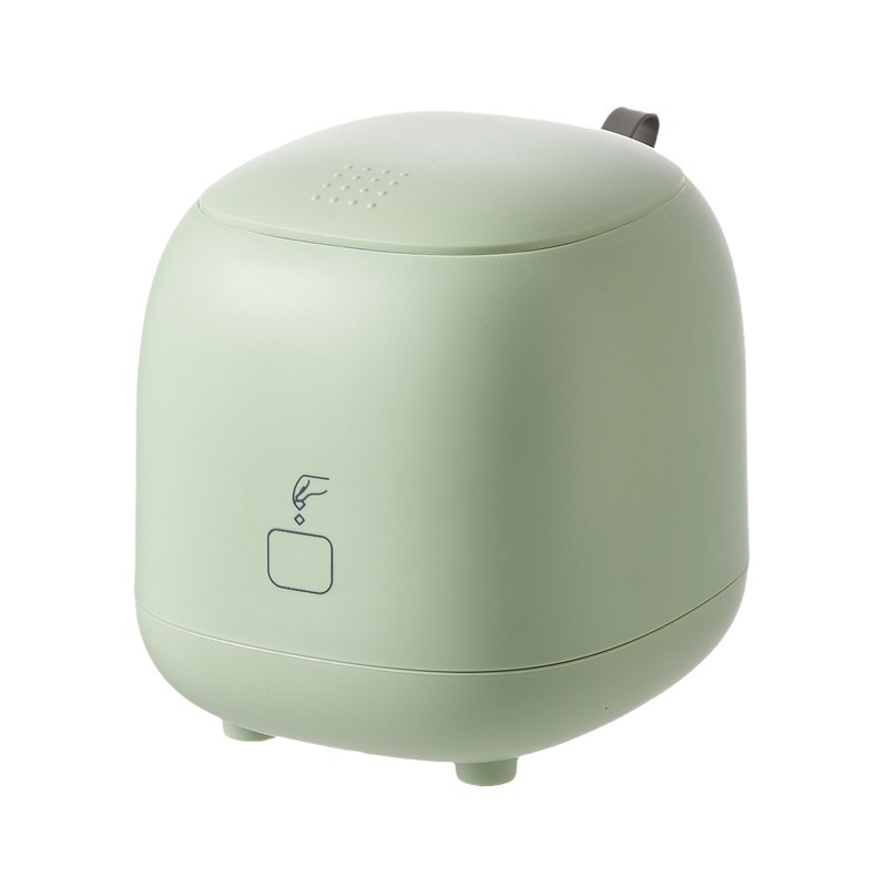 W52-JKC-5777 Desktop trash can, creative press-flip lid paper basket, cute mini trash can storage bucket Item Picture
