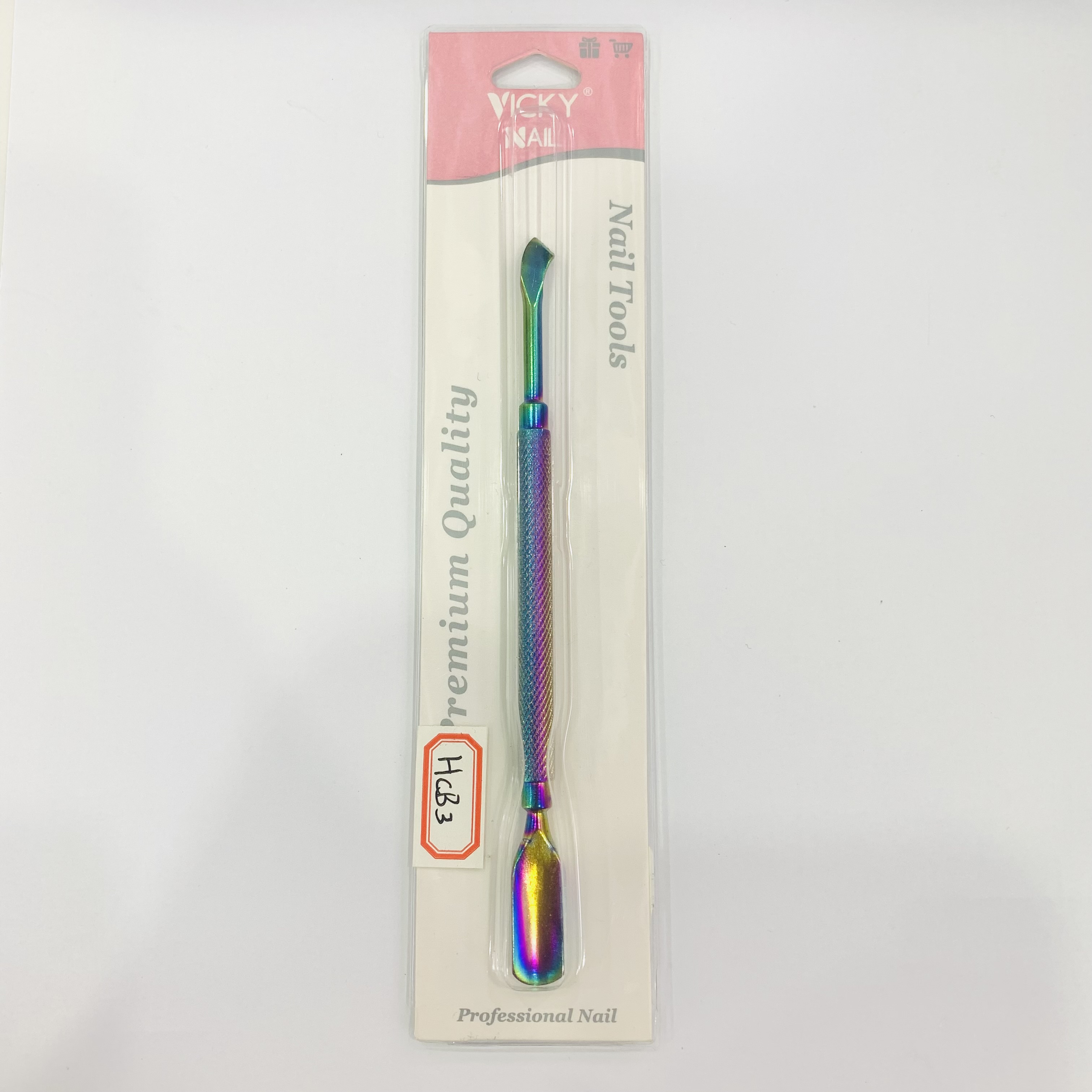 HCB3 Color steel push-off nail polish remover rubber double-head push-off nail nail tool