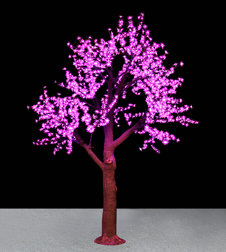 户外防晒发光树灯led灯 防水led仿真树 庭院装饰灯景观树详情2