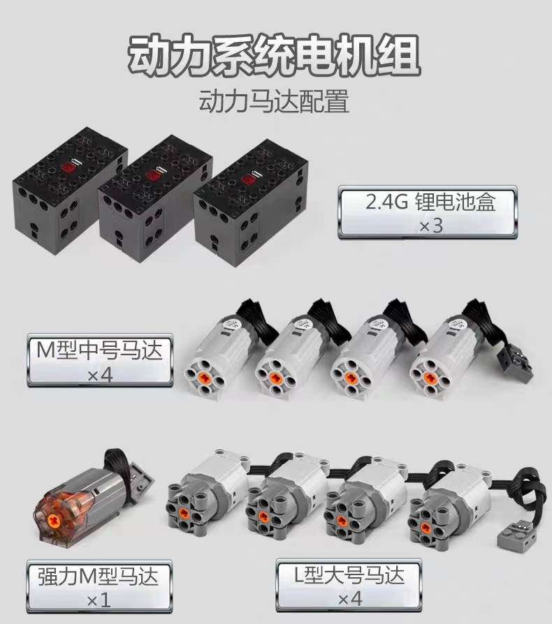 Yuxing Model Wang Libo Kaier remote control excavator high-difficulty assembly building block model mechanical engineering Vehicle 13130 detail image 3