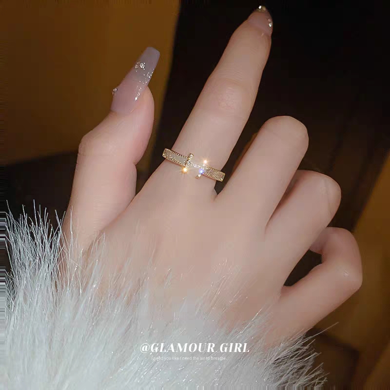 戒指/开口可调节/个性白底实物图