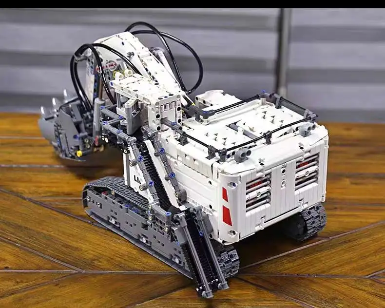 Yuxing Model Wang Libo Kaier remote control excavator high-difficulty assembly building block model mechanical engineering Vehicle 13130 detail image 10