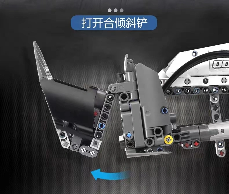 Yuxing Model Wang Libo Kaier remote control excavator high-difficulty assembly building block model mechanical engineering Vehicle 13130 detail image 6