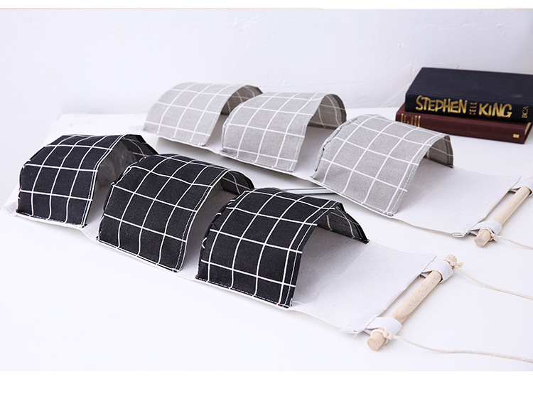 三个兜收纳袋挂袋衣柜家居挂墙挂式门后宿舍寝室多层布艺创意壁挂详情5