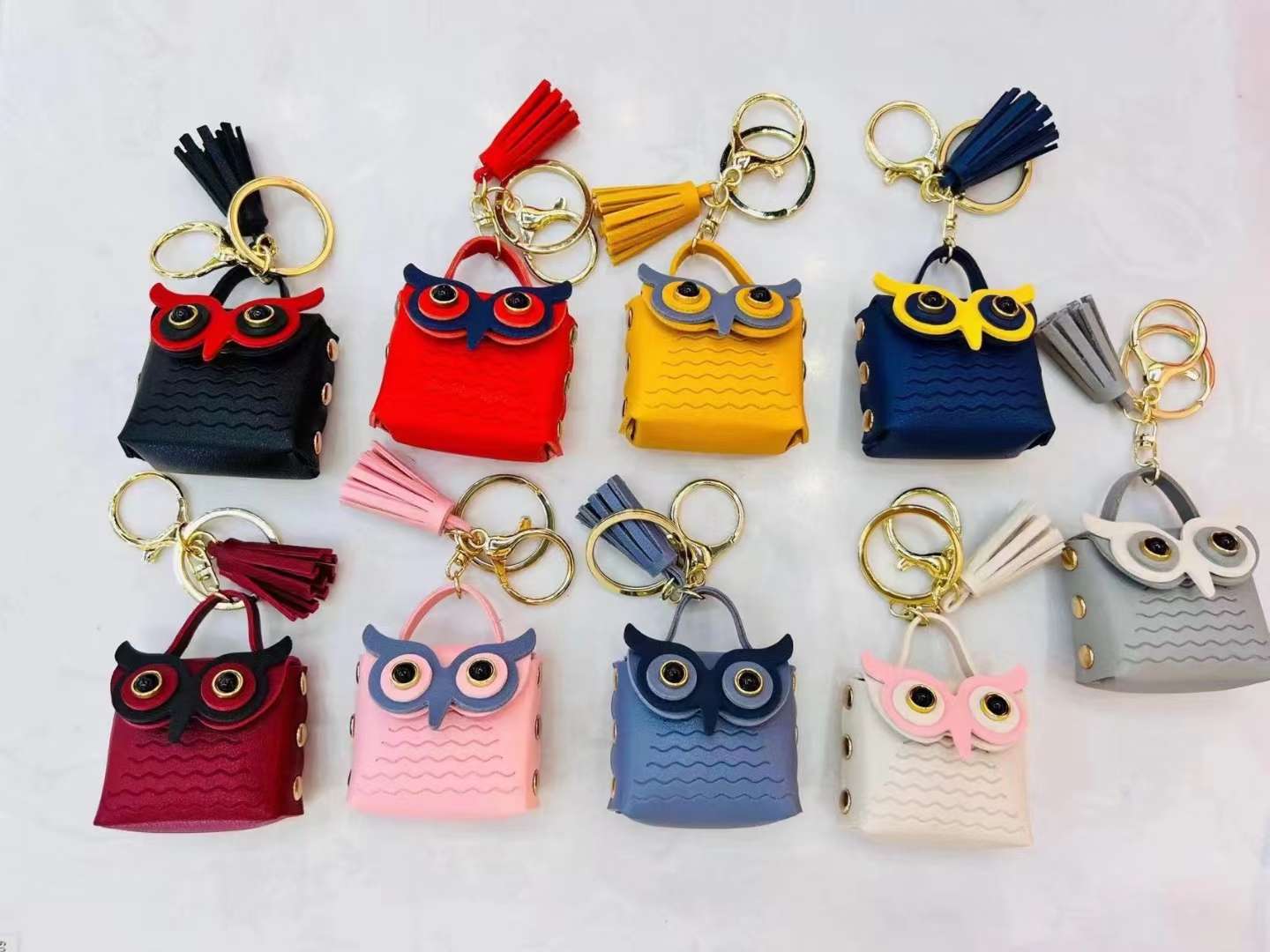 pu coin wallet key chain