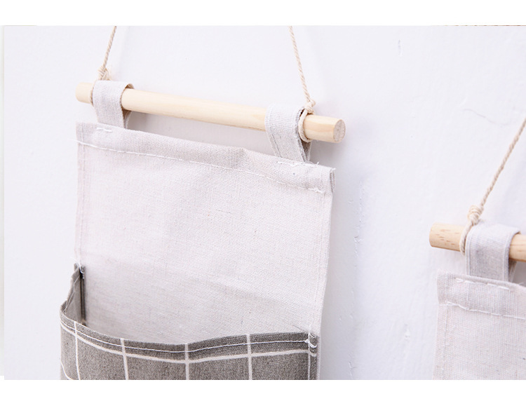三个兜收纳袋挂袋衣柜家居挂墙挂式门后宿舍寝室多层布艺创意壁挂详情9