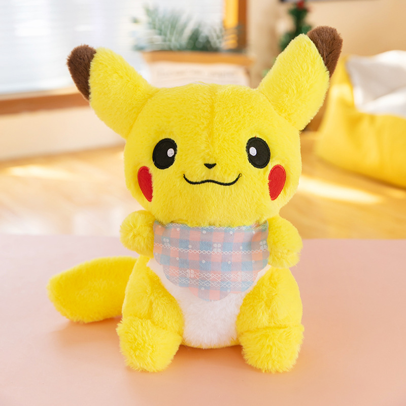 可爱比卡丘毛绒动物毛绒玩具个性儿童玩具卡通彩色恐龙小狗宝宝玩偶详情1